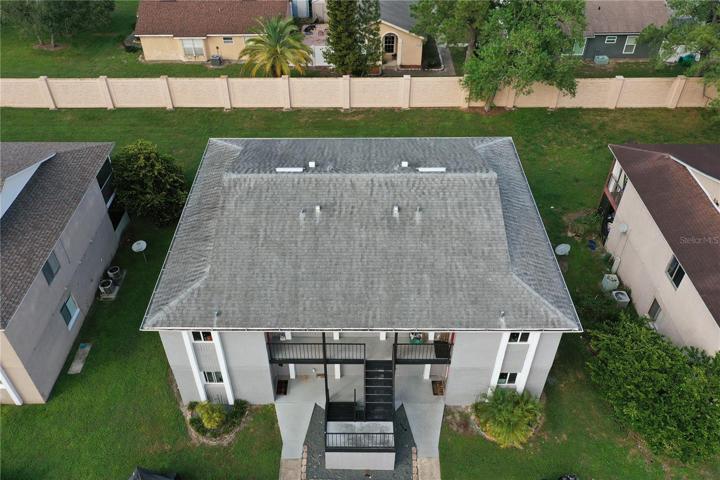 Aerial view of 116 Cory Lane.  Roof was replaced in 2016.