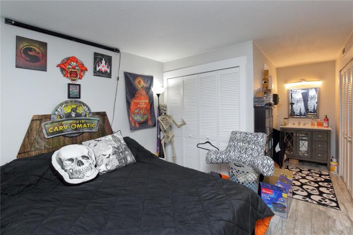 The main bedroom and bathroom.