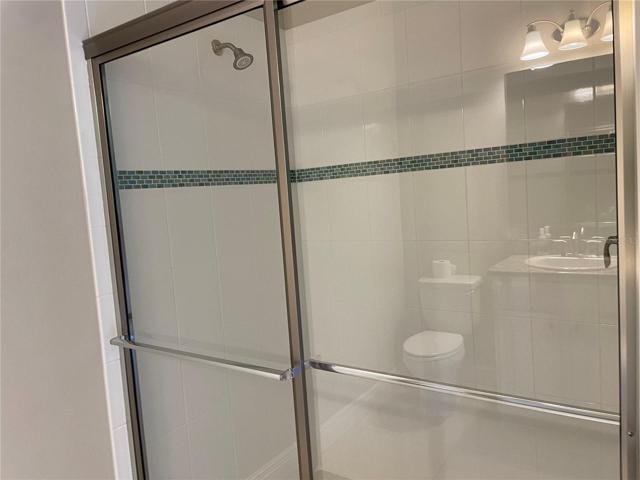 Glass shower door