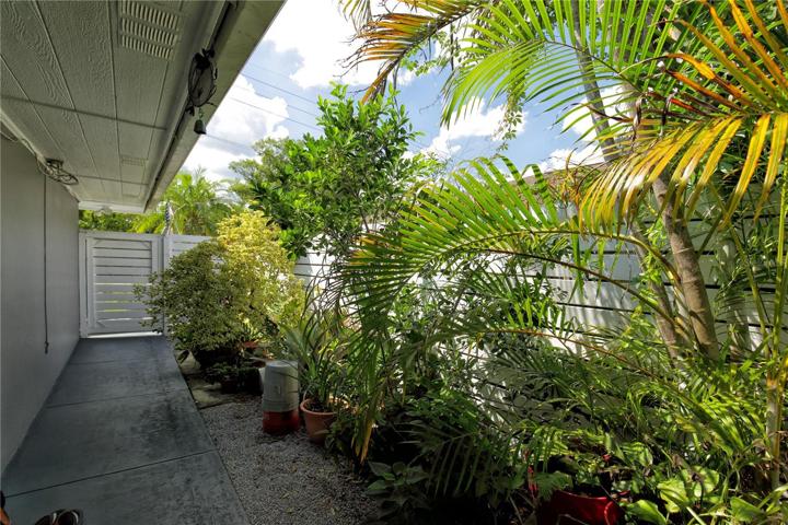 Another view of the northwest courtyard area.
