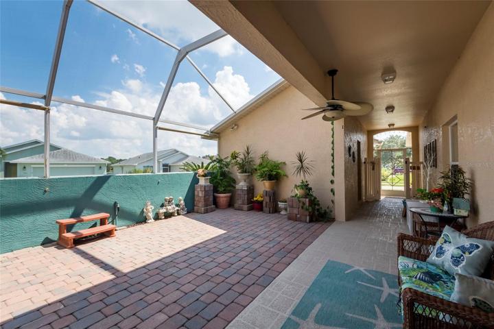 Screened Courtyard