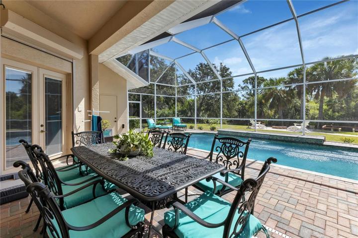 Lanai furniture included