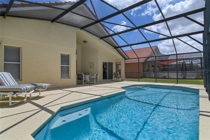 Private screened pool!