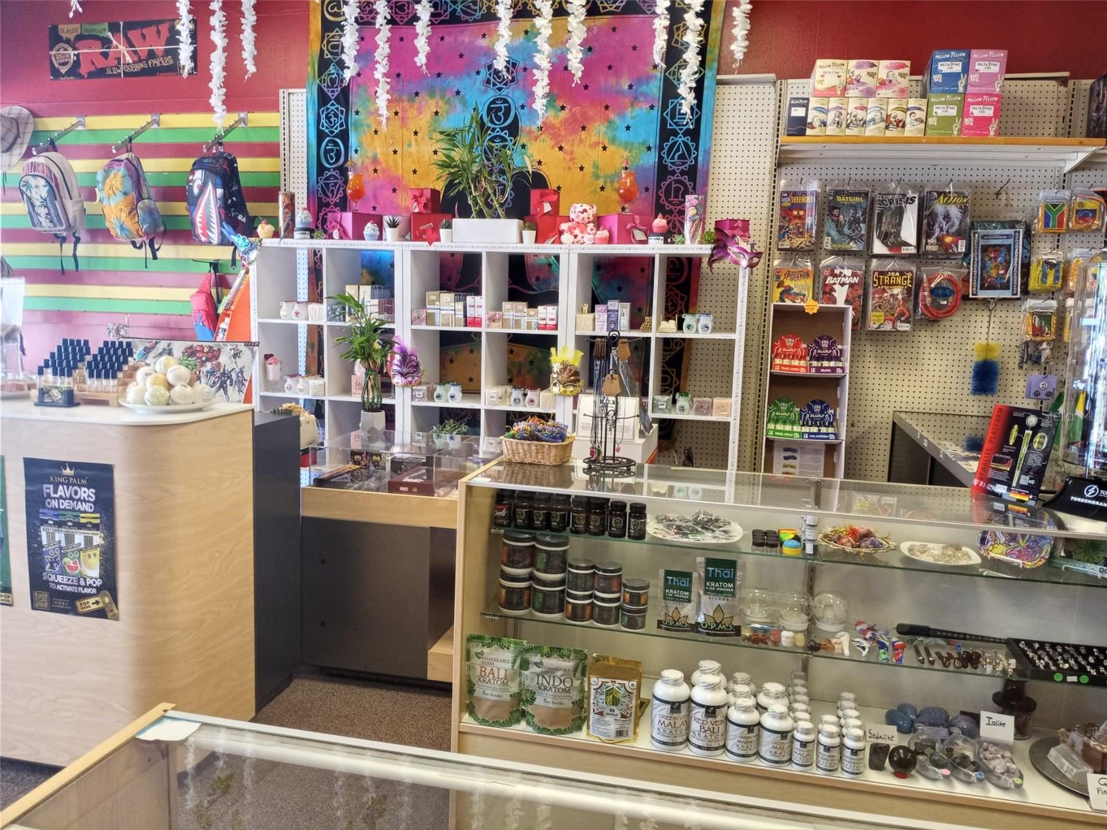 inside store