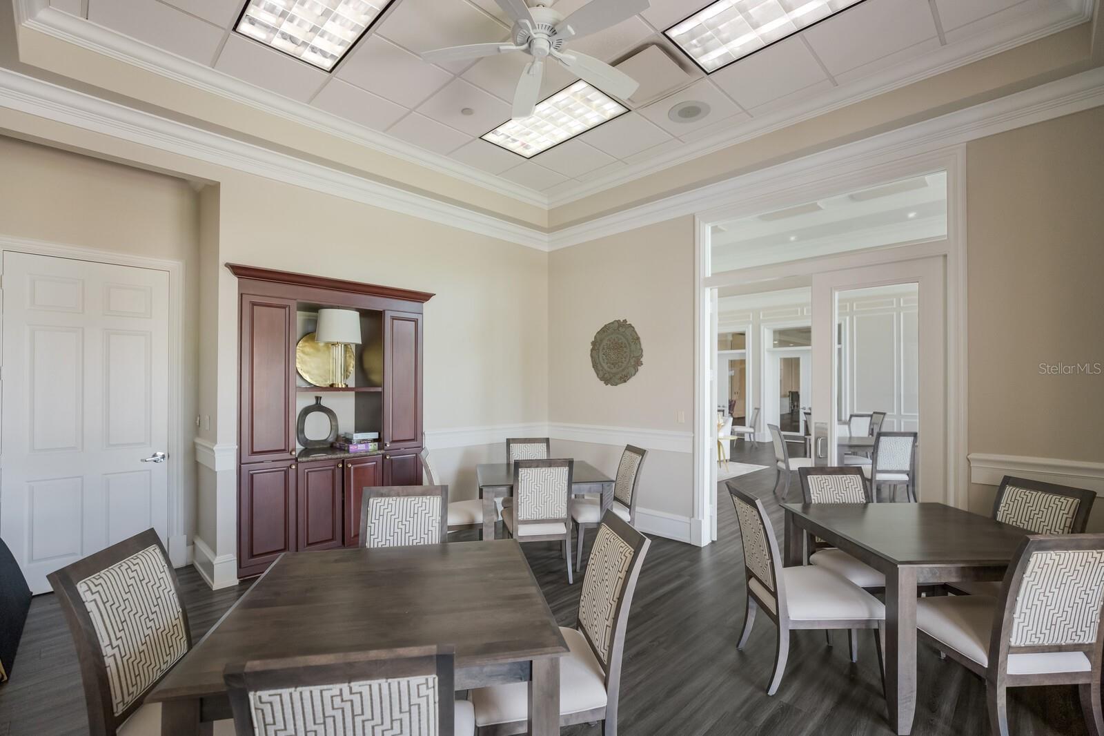 Clubhouse activity/card room
