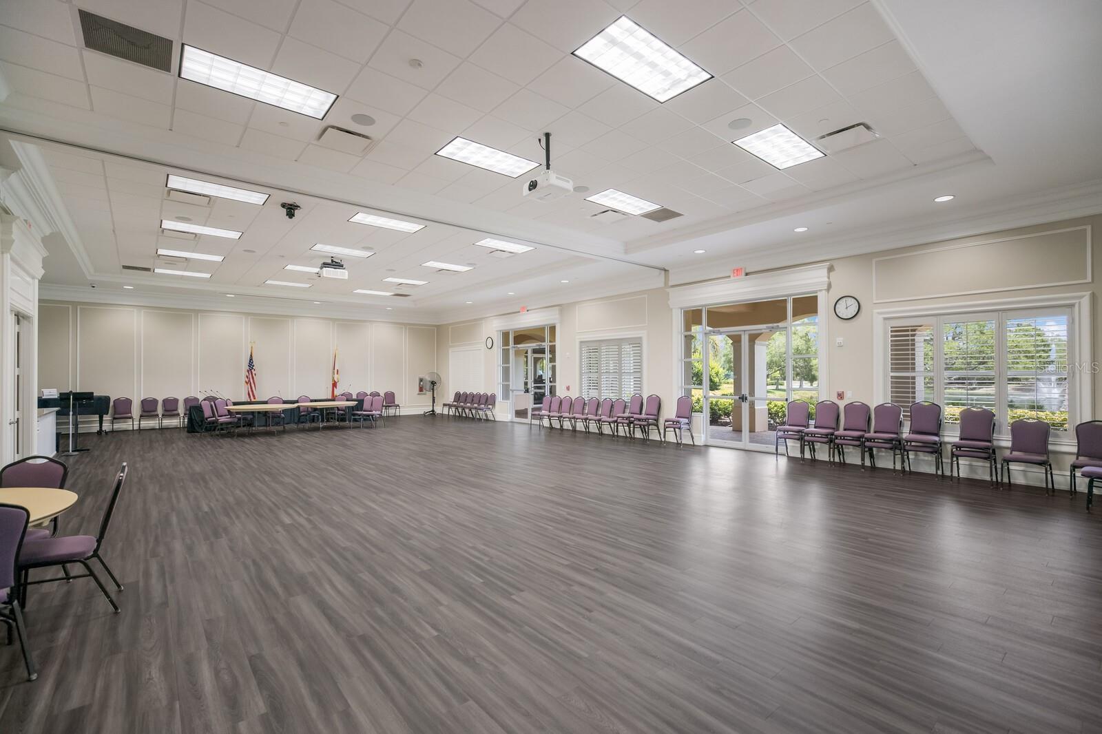 Clubhouse meeting and party room