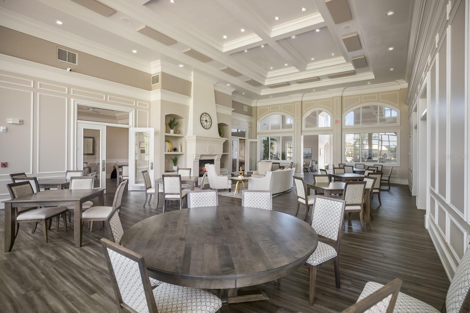 Clubhouse gathering room