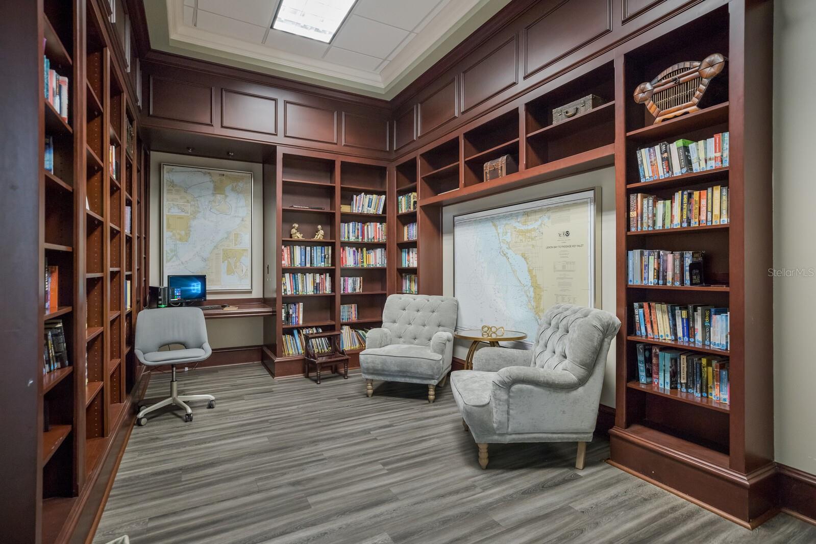 Clubhouse lending library