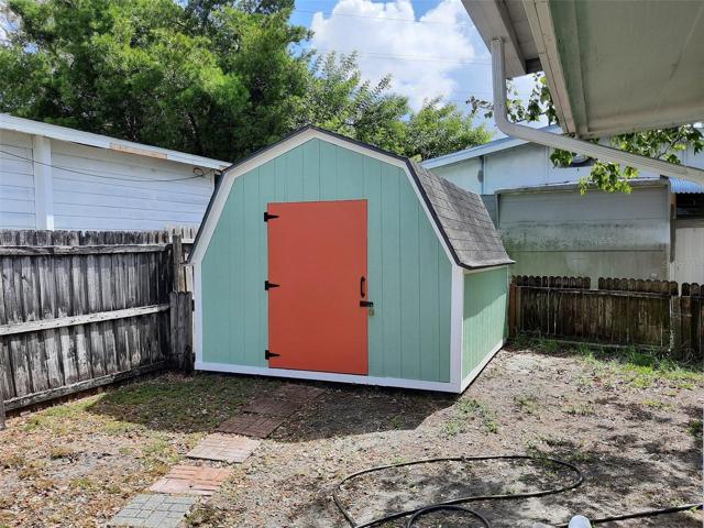 10' X 12' solid wood shed on slab