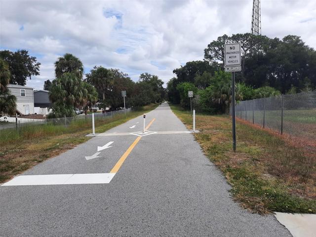 Pinellas Trail 1 block away