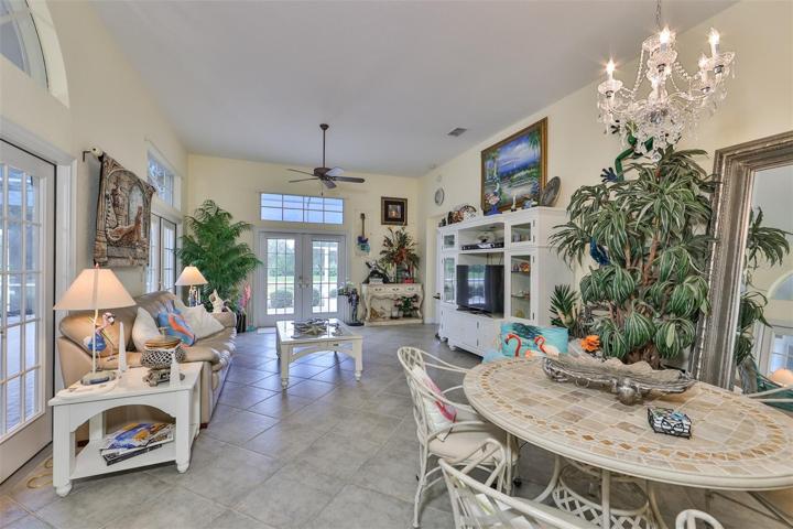 Large Great Room, French doors to /Rear lanai
