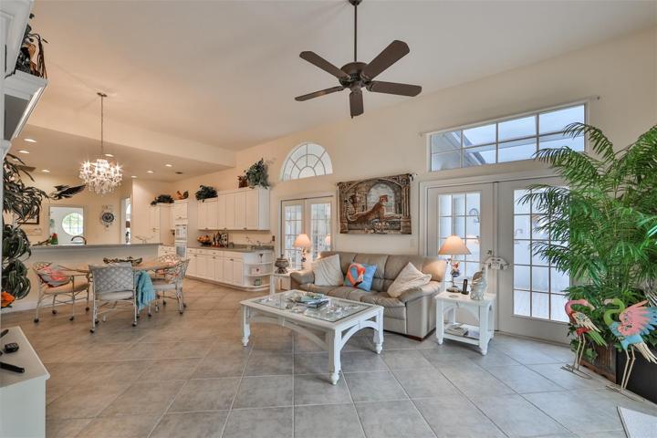 French doors to /Rear lanai