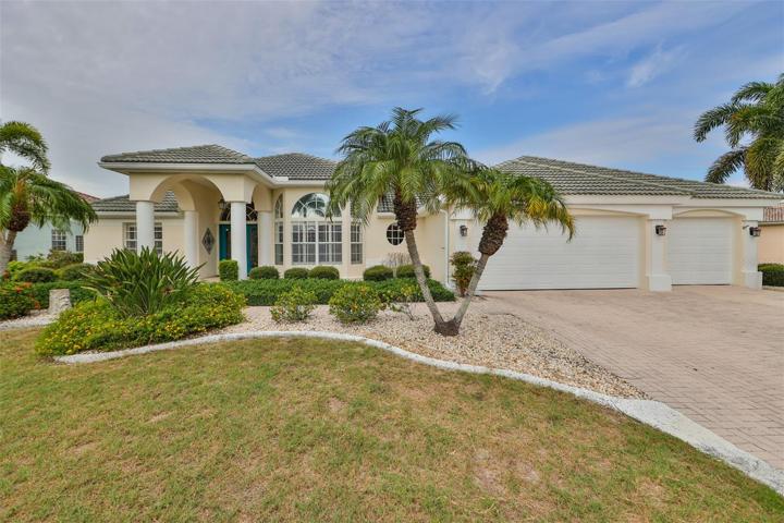 Front View, 3 Car Garage, Paved Driveway