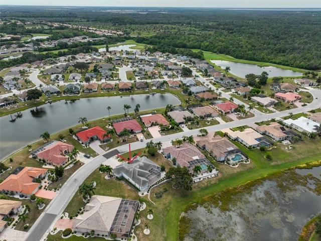 Aerial House Pond, Renaissance Golf Course & Conservation View