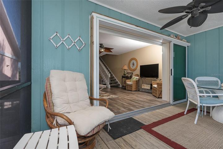 Rear Deck and Living Area.