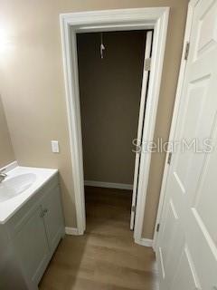 Primary closet