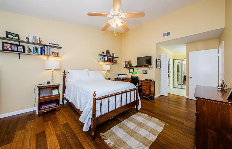 Spacious master bedroom