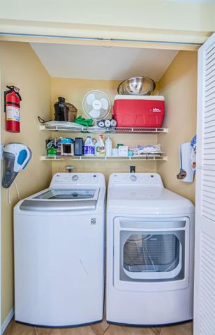 Inside washer and dryer