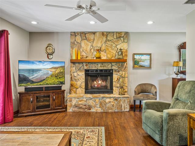 Family Room with fireplace