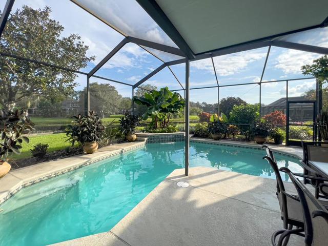 Generous sized pool