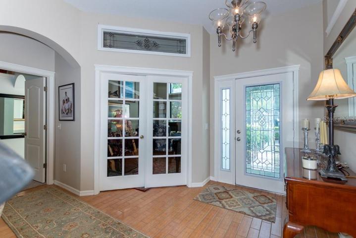 Warm inviting foyer