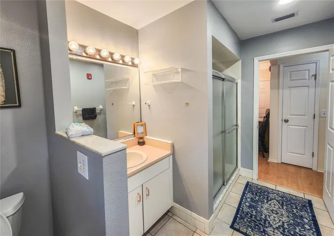Large walk in shower