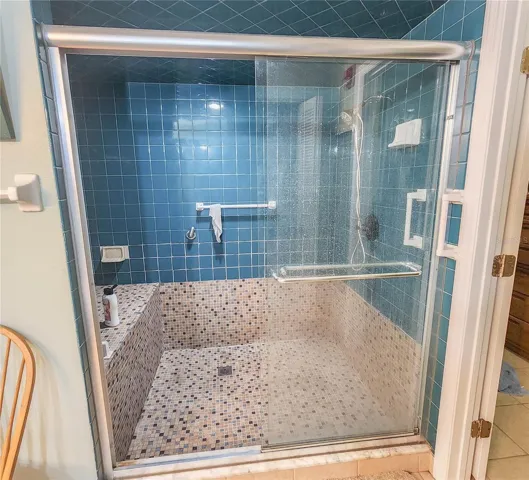 Large walk in shower
