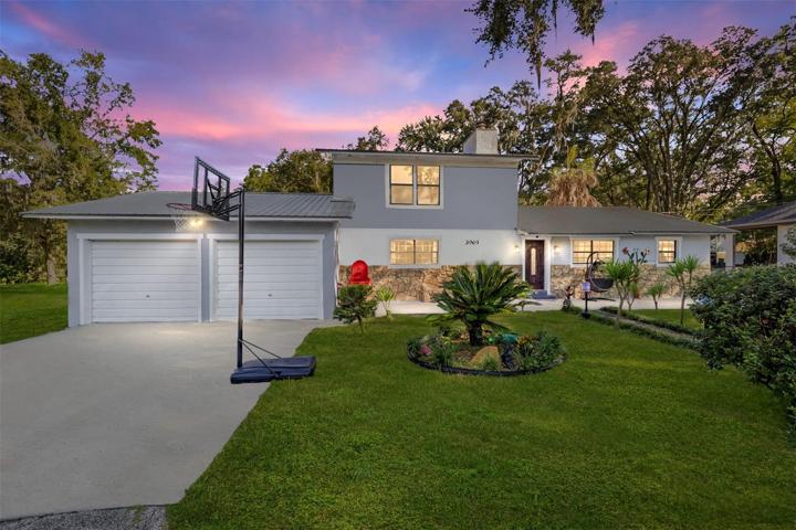 Lots of exterior lighting