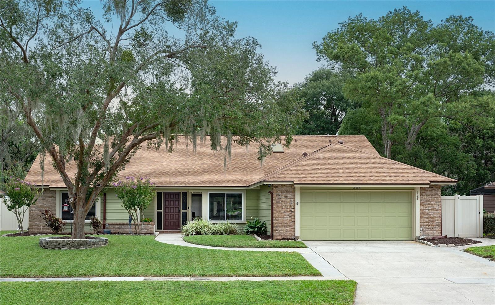 Beautifully landscaped front and back yards.