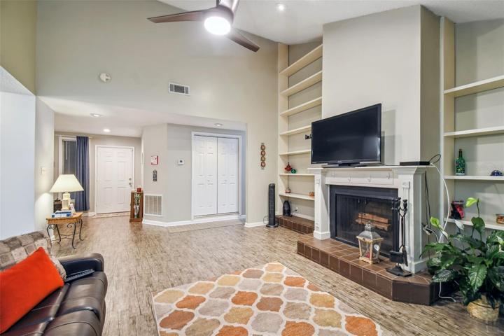 Inviting fireplace for those chilly winter nights.