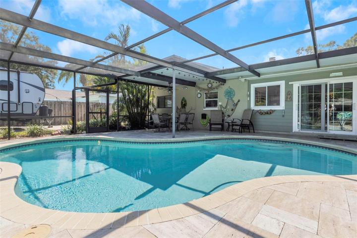 Screened Lanai with pool