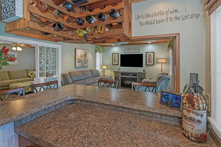 Bar in Family Room