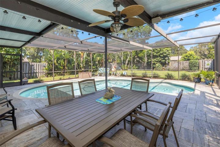 Screened Lanai with pool