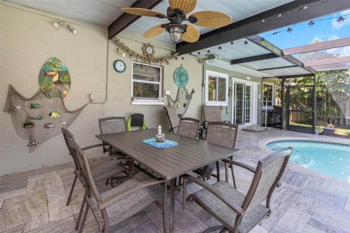 Screened Lanai with pool