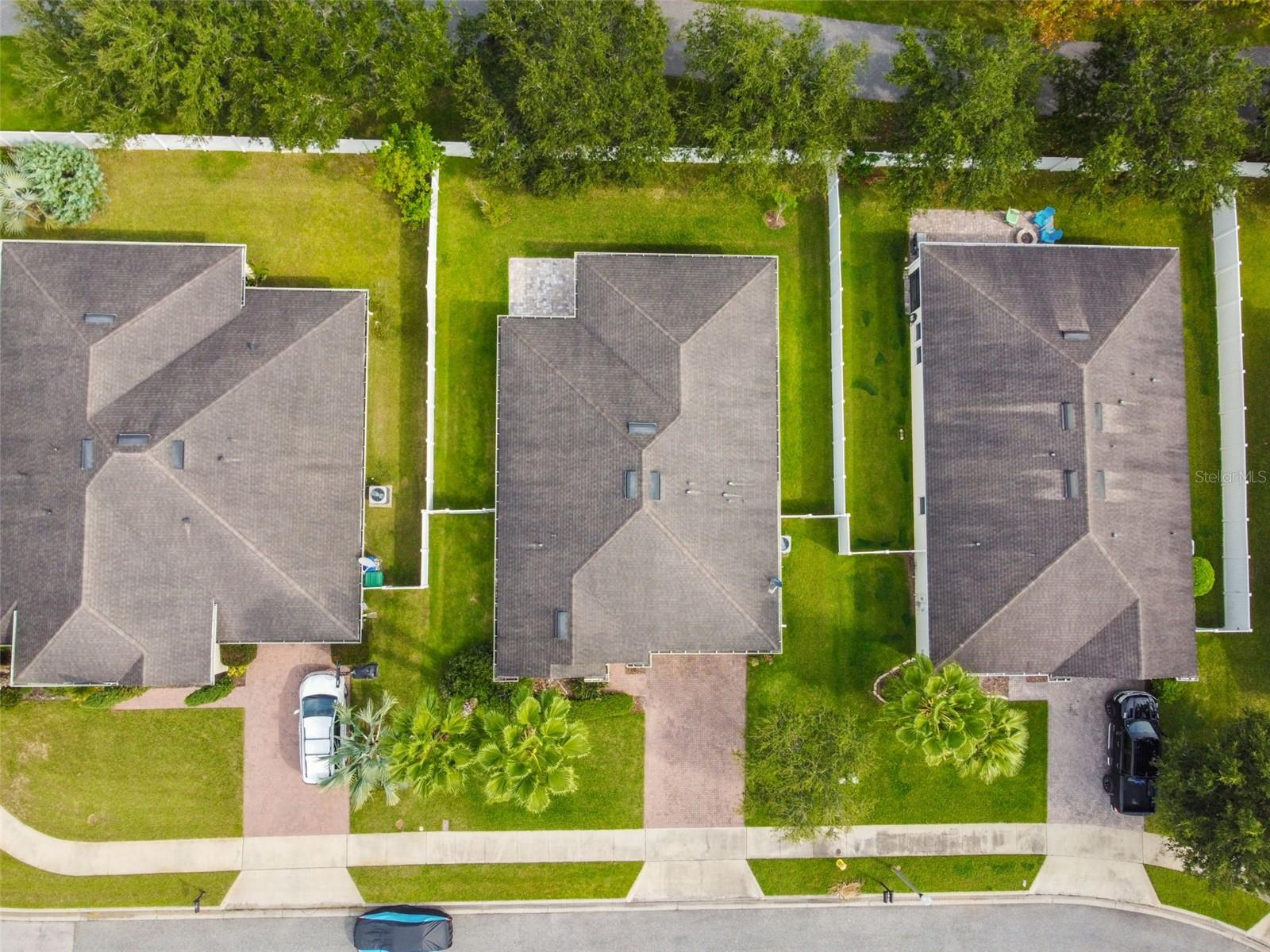 Second home from the corner with fully fenced backyard