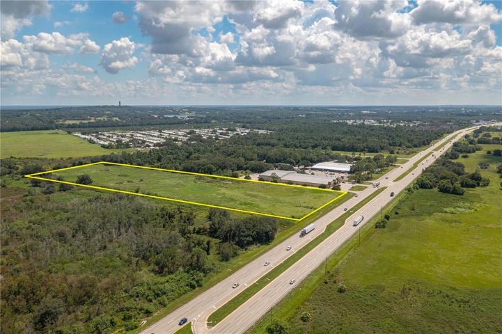 Aerial of Parcel Looking Southeast
