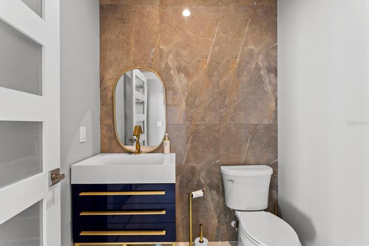 1st floor half bath