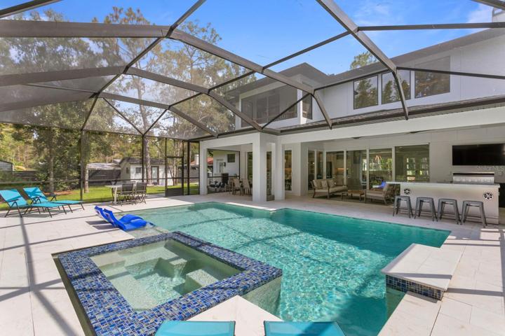Gorgeous custom saltwater pool & spa