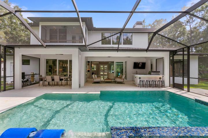Views of the back of the home