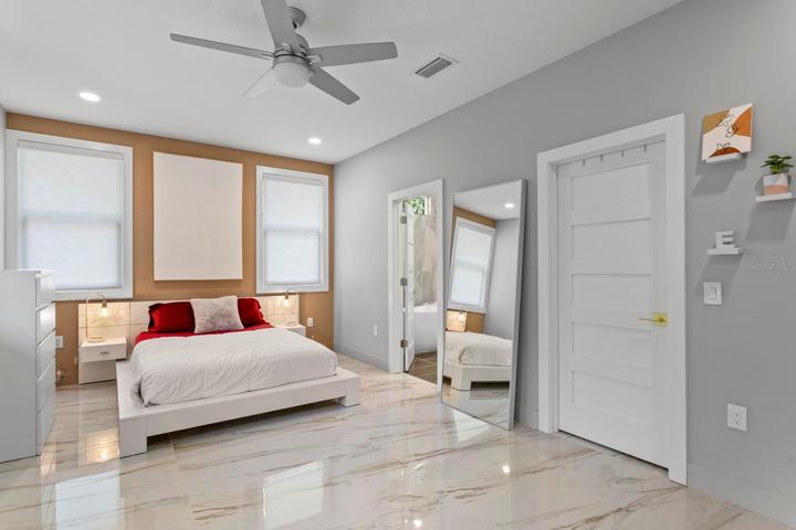 2nd floor double master suite