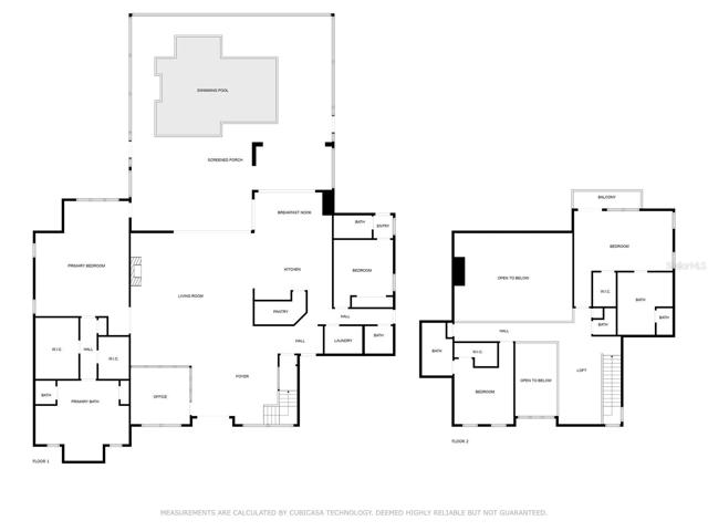 Floor plan of this custom home