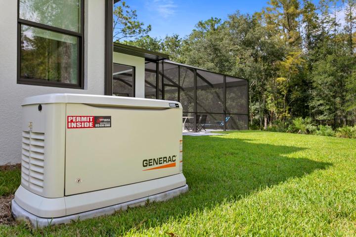 Complete generator backup power for the entire property