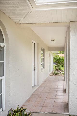Open front porch