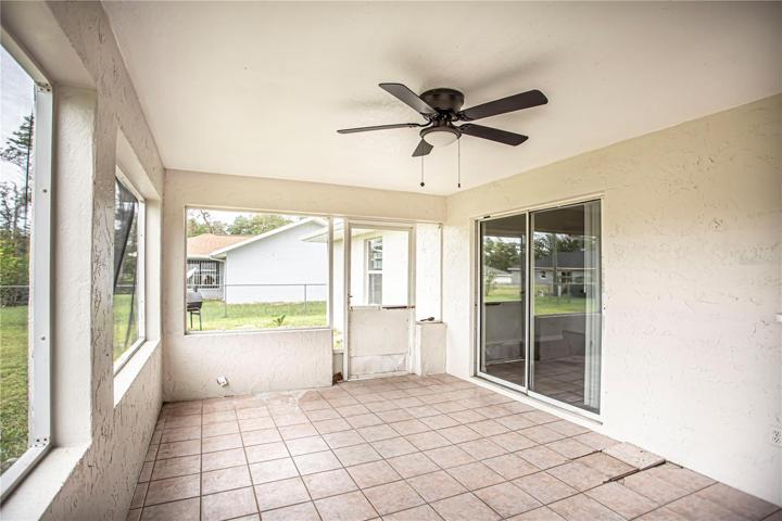 Screened Back Patio