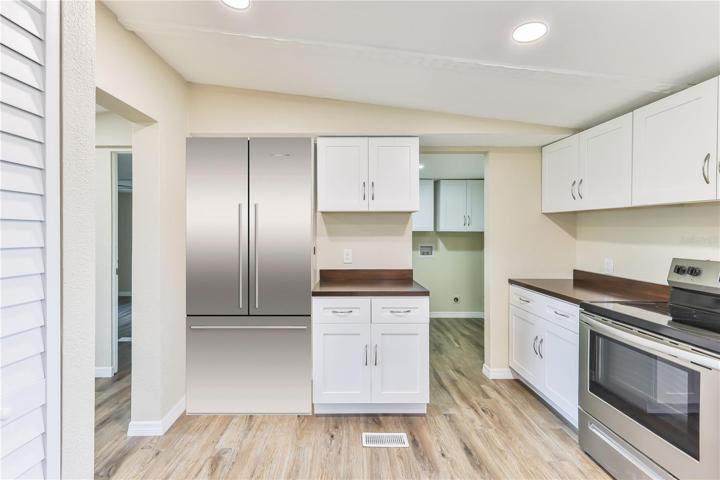 Refrigerator is a Digital Photoshop. New frig to be installed before closing.