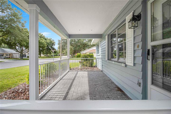 Spacious Front Porch