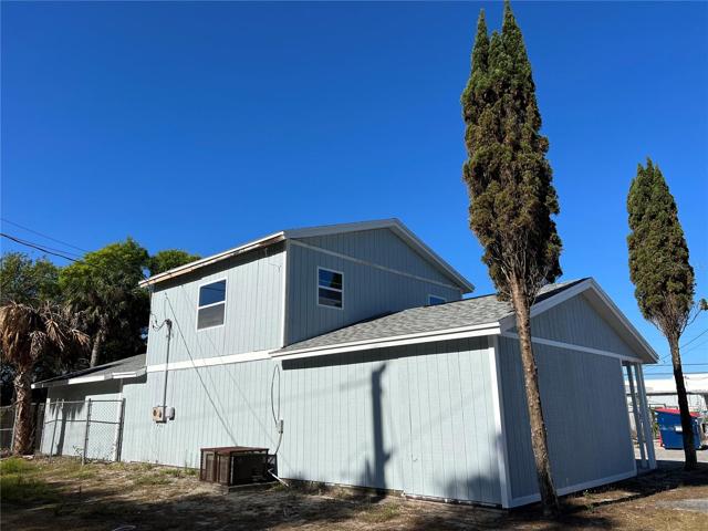Rear of building