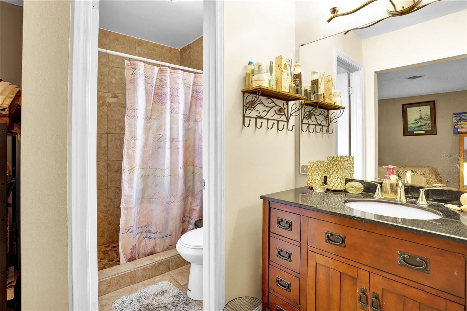 Master bath, main house