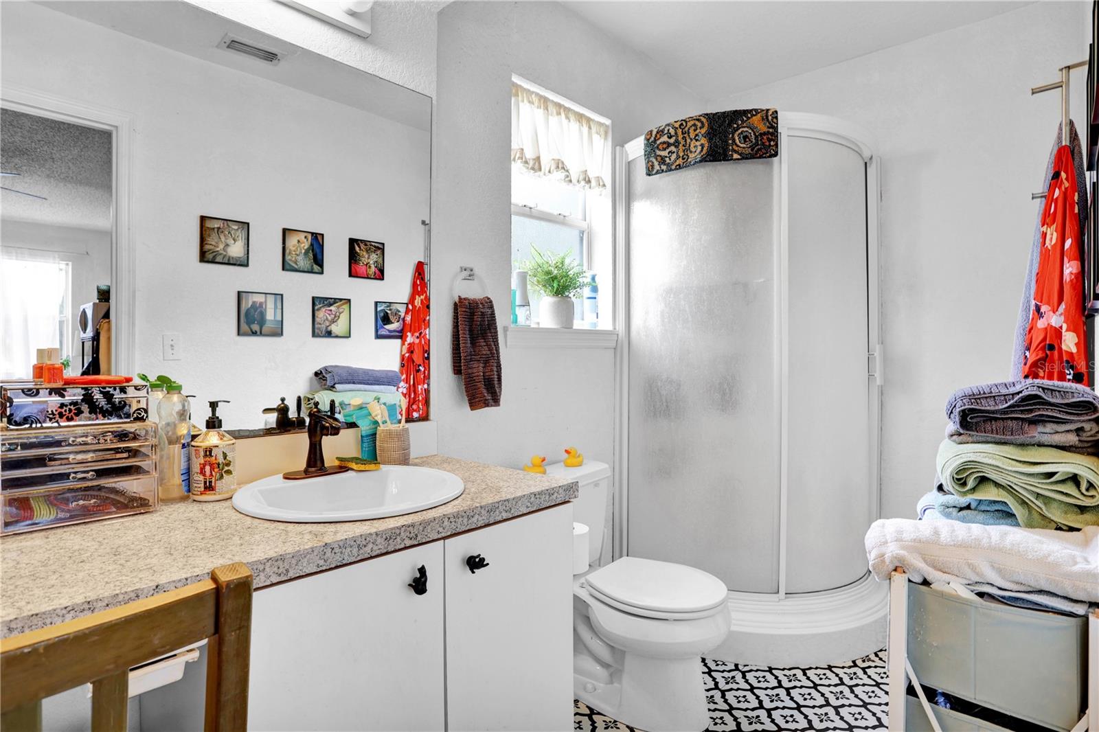 Above garage apartment, bathroom