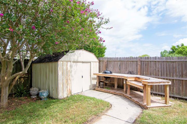 Utility Shed and Grill station